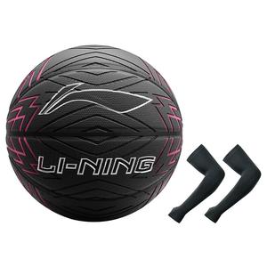 LINING Китайский PU баскетбольный мяч black pink размер 7 тренировочный unisex