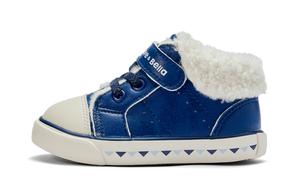 Детские кроссовки для скейтбординга с защитой от ударов и скольжения, износостойкие, теплые, с высоким голенищем для детей от 3 до 7 лет DAVE&BELLA, синий