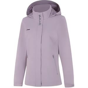 Куртка LiNing для женщин Сланцево-фиолетовая, Чернильно-серо-фиолетовая