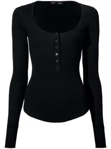 Топ хенли Boyd Proenza Schouler, черный