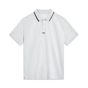 Мужская поло-рубашка LiNing Sports Trend Series, цвет «камень-серый»