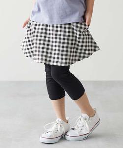 Юбки длиной 15 см с принтом по всей поверхности. Юбки длиной 15 см. Коллекция 25SS Devirock, цвет 007-Gingham-Black