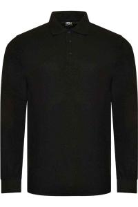 Рубашка-поло Prortx с длинными рукавами, черный