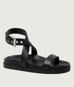 Кожаные сандалии Patrizia Pepe, черный