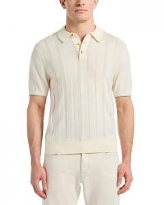 Свитер-поло Edvan Robert Graham, слоновая кость/кремовый