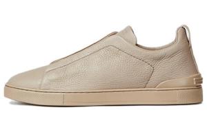 Zegna Низкие Кроссовки для Скейтбординга Мужские Цвет Экрю Ermenegildo Zegna