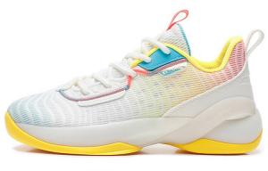 Баскетбольные кроссовки Light Cavalry 7 мужские с низким верхом белые/синие/желтые/розовые Anta