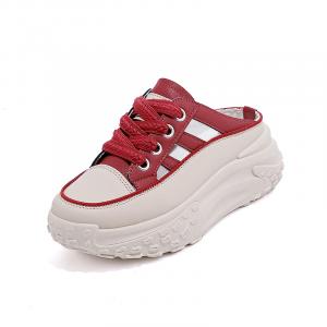 JOHLIN DREAM Женские противоскользящие тапочки с закрытым носком Бордо, цвет Burgundy