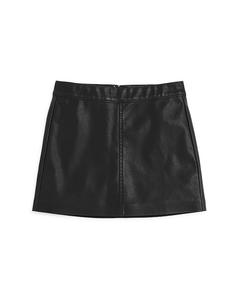 Юбка из искусственной кожи для девочек - Big Kid BLANKNYC, черный