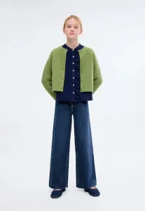 Детские джинсы свободного кроя Mango Kids, Dark Blue