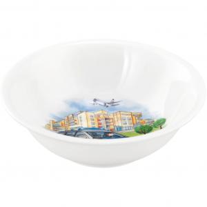 Миска Compact - Blaulicht 1 шт. из фарфора, круглая, 16 см Seltmann Weiden, белый/мультиколор