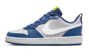 Кроссовки Nike Court Borough Low Grey Fog Mystic Navy GS