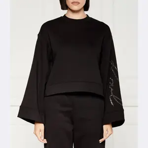 Толстовка оверсайз Karl Lagerfeld, черный