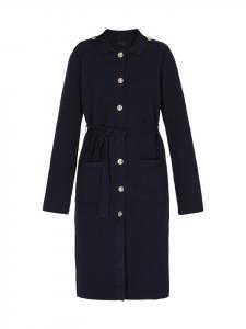 DreiMaster Женское пальто темно-синего цвета