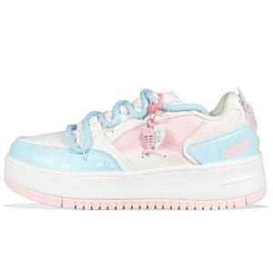 Женские низкие кроссовки для скейтбординга Cheese устойчивые к истиранию, легкие и дышащие LINING, розовый