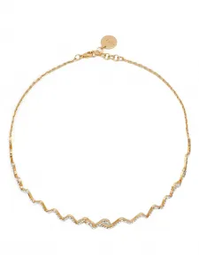 Колье-чокер с логотипом Marni, золотой