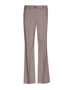 Бордовые брюки-клеш из вискозы. Marie Mãro, красный