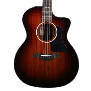 Taylor-guitars Акустико-электрическая гитара Taylor 224ce-K DLX Koa Grand Auditorium с затененным градиентным окантовочным рисунком