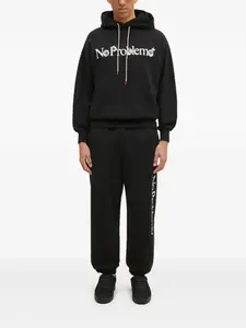 Худи No Problem с кулиской Aries, черный