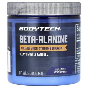 Бета-аланин, без вкуса, 5,1 унции (144 г) Bodytech