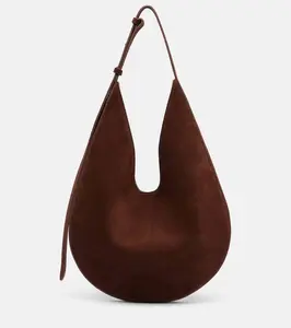 Средняя замшевая сумка через плечо Aesther Ekme, 238 Suede Cocoa