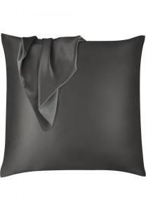 Наволочка шелковая Aspero Enna, 80x80 см, серый