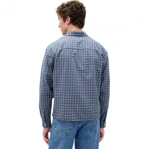 Рубашка мужская Lapel Moderate Others GAP, синий plaid