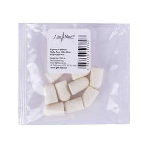 Колпачки для педикюра, зернистость 7 мм 150, Ткань Podo AlleMed White, 10 шт. Molly Lac