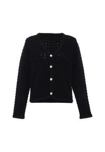 Кардиган faina Knit Cardigan, черный
