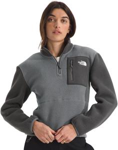 Женская толстовка The North Face Yumiori флисовая с воротником на молнии, серый
