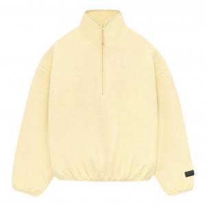 Топ Fear of God Essentials SS24 Nylon Half Zip Mockneck 'Garden Yellow'