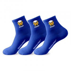 Набор из 3 пар носков Winnie The Pooh Series Mid Calf Disney, синий