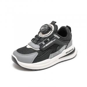 Warrior Скользоустойчивые Амортизирующие Износостойкие Низкие Повседневные Детские Кроссовки, Синий/Бежевый