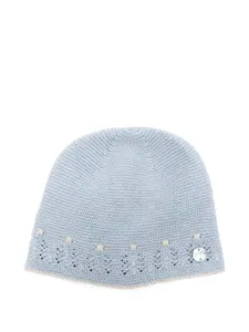 Вязаная шапка с люверсами Paz Rodriguez, синий
