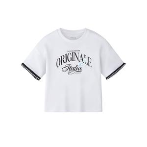 Футболка с коротким рукавом ORIGINALE для детей 3-7 лет FILA KIDS, standard белый