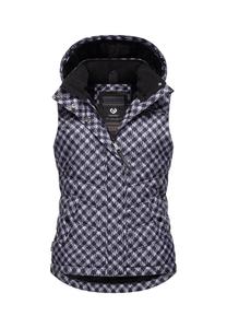 Стеганый жилет Hesty Принт Ragwear, лавандовый