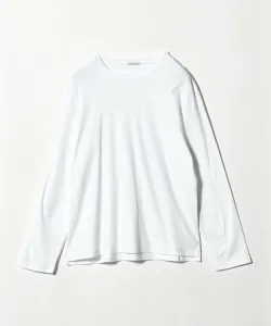 Футболка с длинными рукавами и круглым вырезом United Arrows, цвет White