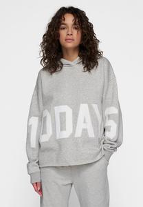 Худи 10DAYS THE STATEMENT LOGO , Light Grey Melee/Light Grey
