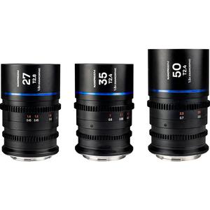 Комплект из 3 анаморфотных объективов Venus Optics Laowa Nanomorph S35 Prime (Leica L, Blue Flare)