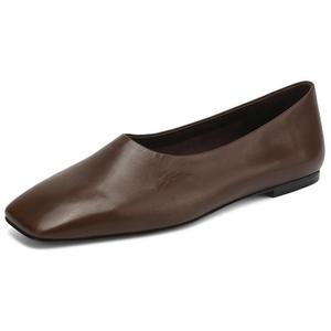 Rosa Bianca Женские повседневные туфли-лодочки - тёмно-коричневые (полностью кожаные внутри и снаружи), цвет Dark Coffee (Full Leather inside and Out)