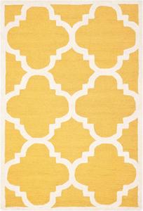 Ковер SAFAVIEH, 77 x 122 см, Cambridge Collection Gold / Ivory CAM140Q ручной работы марокканский треллис премиум шерстяной