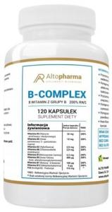 AltoPharma, Комплекс витаминов B 200% RWS, 120 капсул. Inna marka