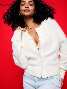 Женский кардиган Pink, winter white