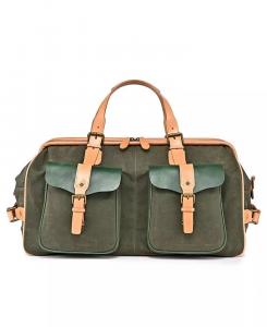 Женская дорожная сумка Speedwell из вощеного хлопкового холста OLD TREND, серый