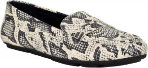 Туфли Calvin Klein Womens Lunya, Black/White Snake 006