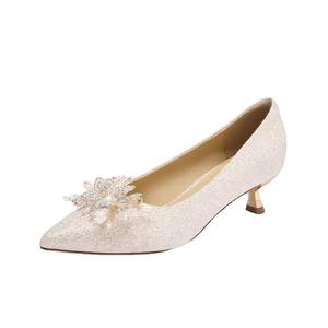 Женские туфли на высоком каблуке, абрикосового цвета Boldi Kuki, Apricot[3Cm]