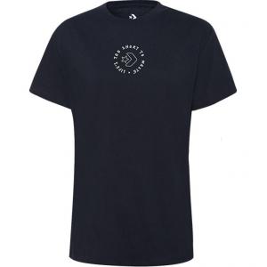 Футболка с рукавом дроп-шилдер женская черная Converse