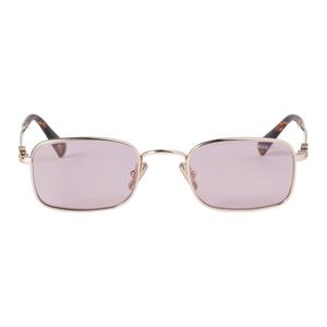 Прямоугольная оправа Солнцезащитные очки MIU MIU, розовый