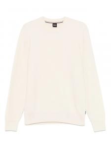 BOSS свитер с круглым вырезом, нейтральный