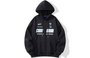 Свитшот унисекс COMOWA, черный [с флисовой подкладкой и утепленный]